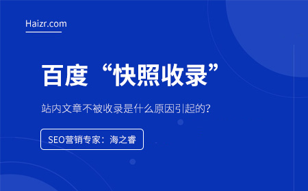 站内文章不被收录是什么原因引起的