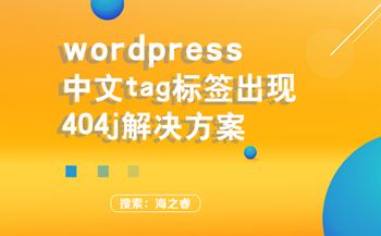 wordpress中文tag标签出现404解决方案