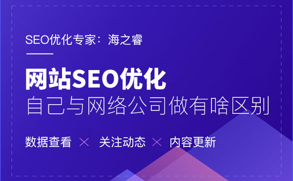 网络公司做优化与企业自己做有啥区别