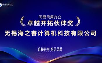 无锡海之睿荣获网易2020年度“卓越开拓伙伴奖”